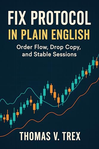 Cover of FIX Protocol in Plain English: Order Flow, Drop Copy, and Stable Sessions